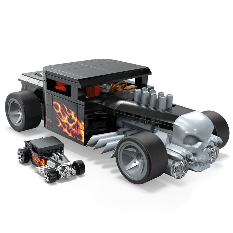 Conjunto Mega Hot Wheels Bone Shaker - 334 Peças para Construção